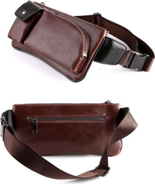 Túi Ngực Nam Retro PU