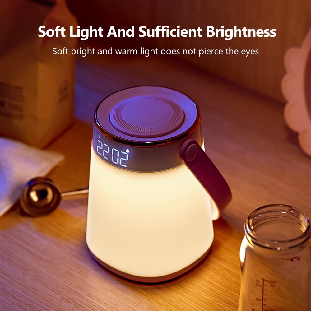 Đèn ngủ led Xiaomi Youpin 3Life hiển thị thời gian/ nhiệt độ/ nhắc nhở cho phòng ngủ của bé