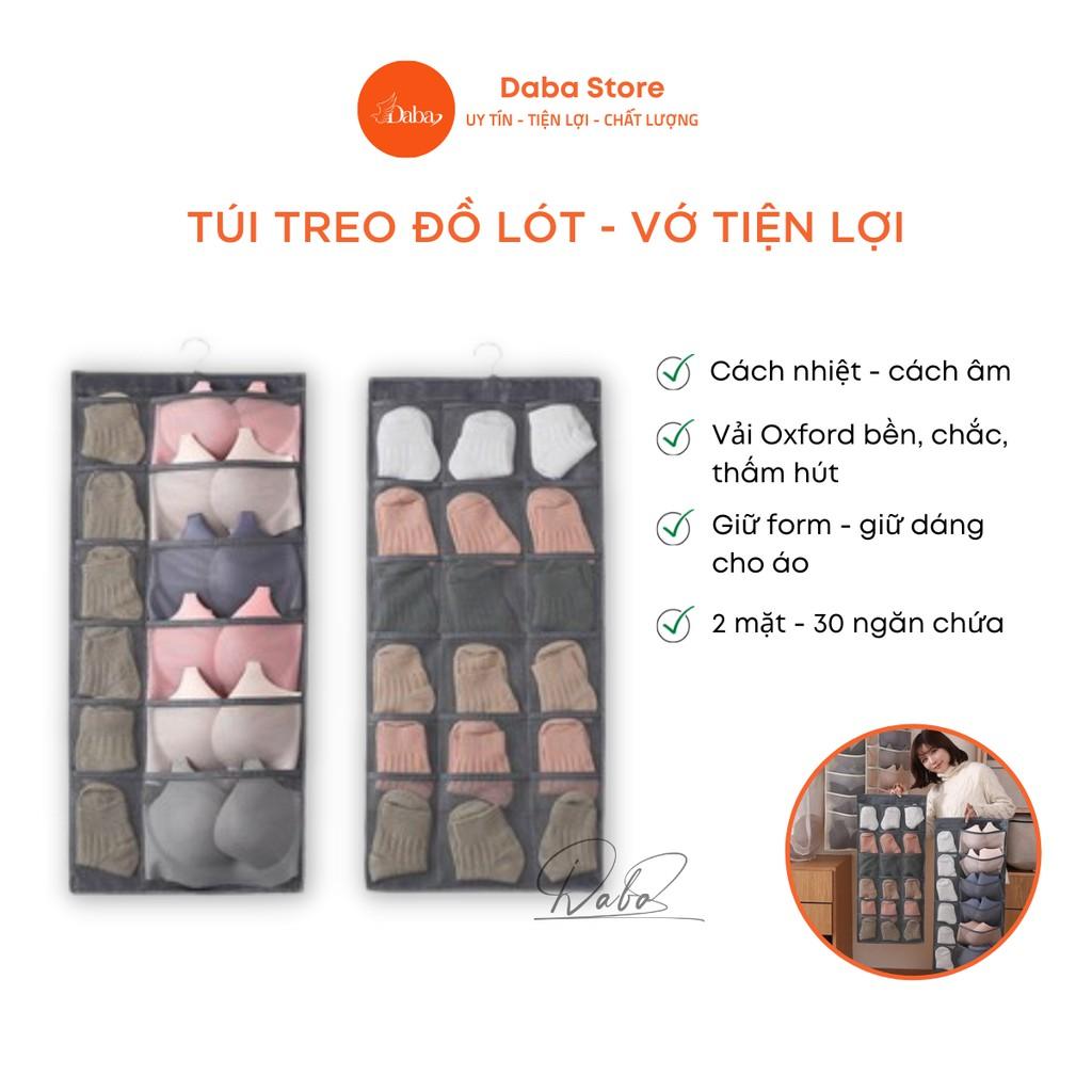 Túi treo 30 ngăn treo đồ lót, vớ tiện lợi giữ được form giữ dáng cho áo