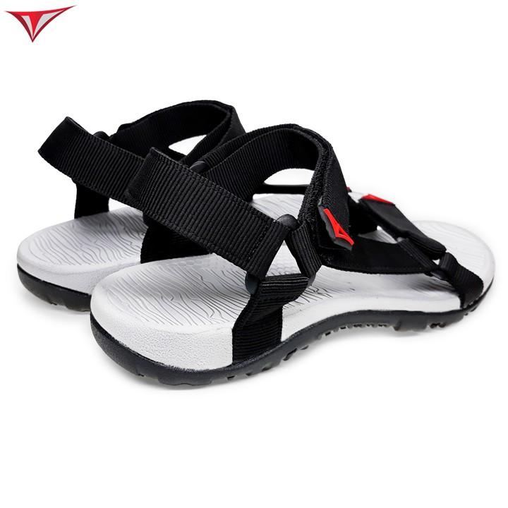 Giày Sandal Nam Việt Thủy Quai Chéo Đen - VT08