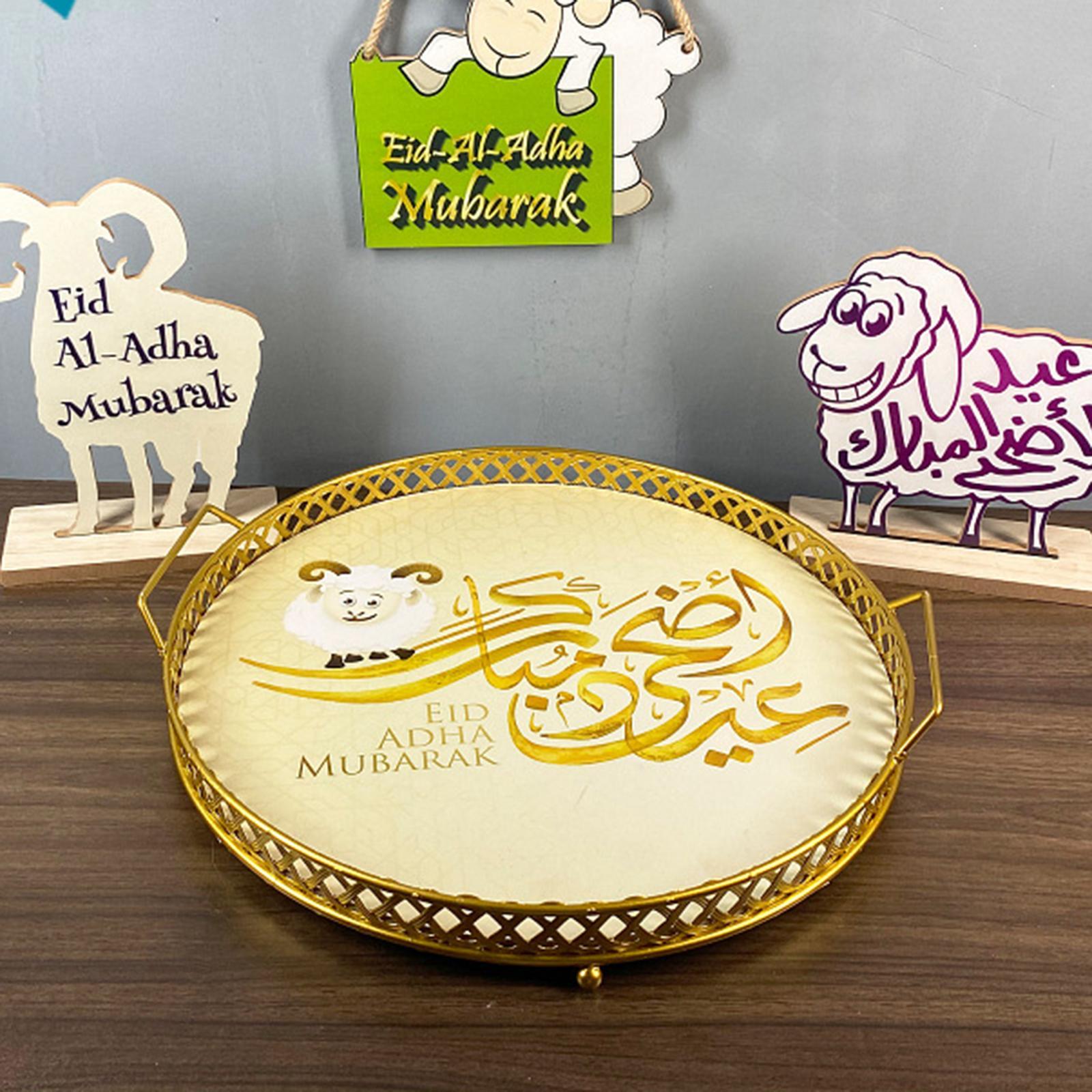 Ramadan Serving Tray Snack Food Tray Countertop Organizer Container