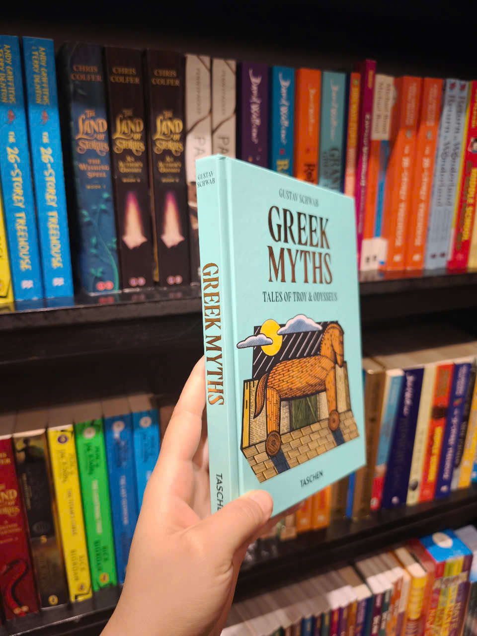 Sách - Greek Myths: Tales of Troy &amp; Odysseus by Gustav Schwab - Sách thiếu nhi bằng tiếng anh