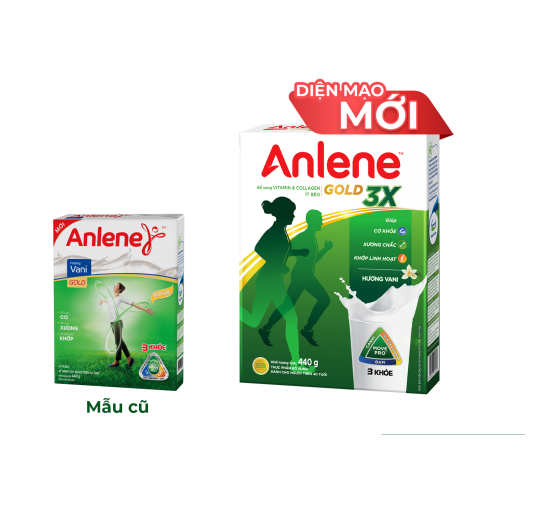 Sữa Bột Anlene Gold Movepro Hương Vanilla (Hộp Giấy 440g)