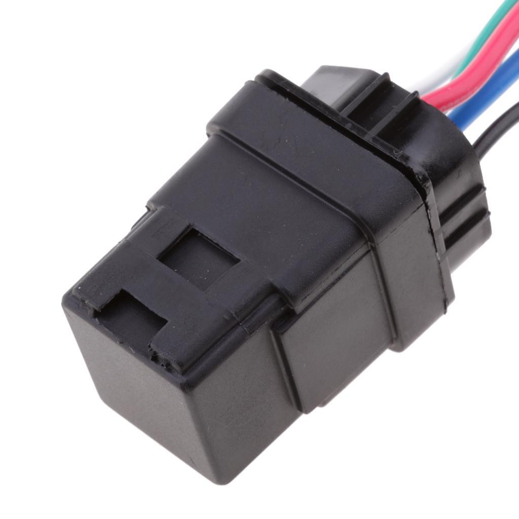 Waterproof Integrated Automobile 12V 40A 4PIN Auto Car Relay & Socket Holder