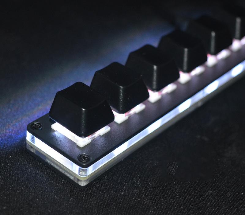 Bàn phím mini thuận lợi nhất Mật khẩu một phím 7 phím sao chép và dán phím tắt kết hợp tùy chỉnh trò chơi âm thanh osu đa phương tiện
