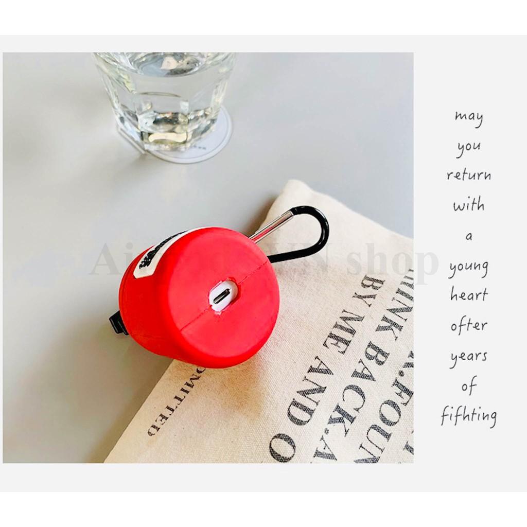 Bao Case Ốp dành cho Airpods 1/2 bình chữa cháy siêu cool silicon cao cấp