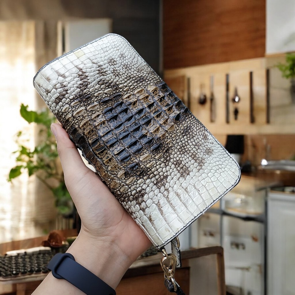 Ví dài cầm tay 2 khuôn size 21*11 cm đẹp khó cưỡng!