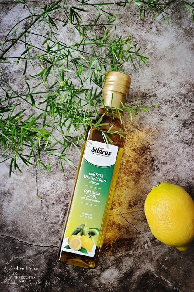 Dầu Olive Nguyên Chất Vị Chanh Silarus 250ml thương hiệu Silarus nhập khẩu từ Ý