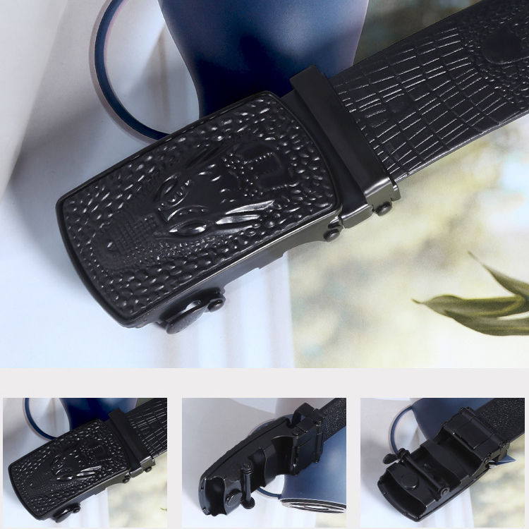 Dây Lưng Nam Tính TL05 Dây Da Khóa Tự Động Siêu Dễ Phối Đồ