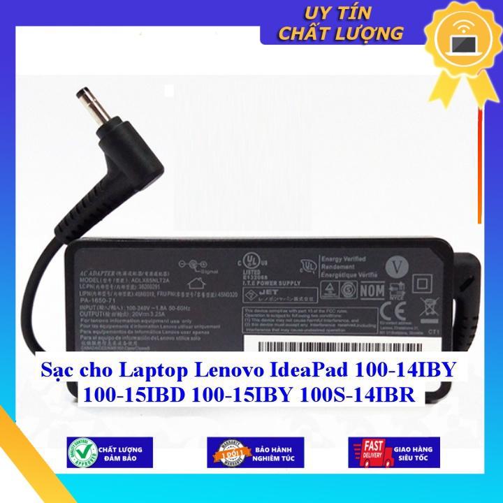 Sạc cho Laptop Lenovo IdeaPad 100-14IBY 100-15IBD 100-15IBY 100S-14IBR - Hàng chính hãng  MIAC501