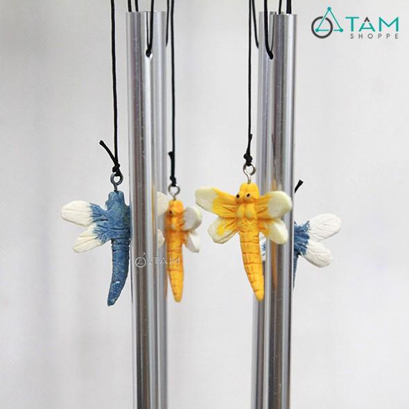 Chuông gió nhà gỗ lục giác handmade CHGIO-01