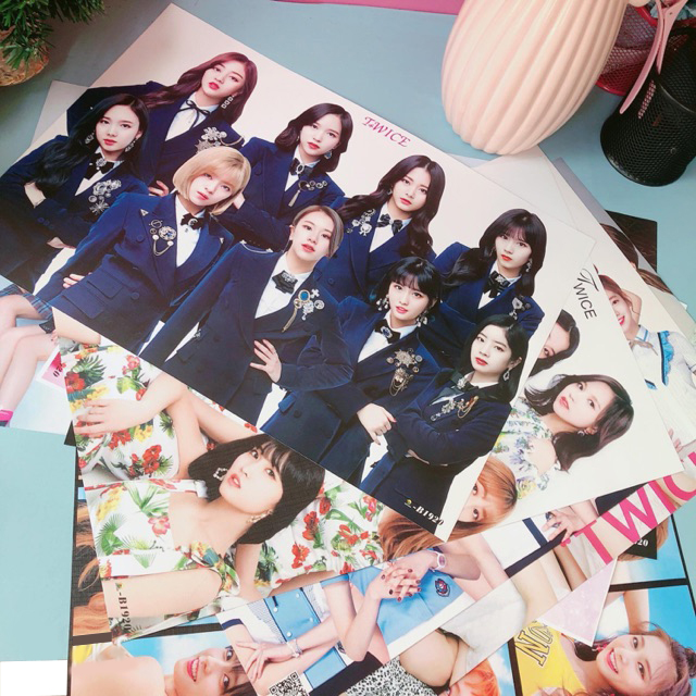 TWICE set 8 pic khổ lớn hình ảnh đẹp TWICE