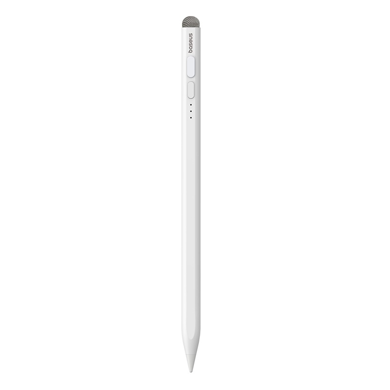 Bút Cảm Ứng Sạc Có Dây OS-Baseus Smooth Writing 2 Series Stylus with LED Indicators, Moon White (Hàng chính hãng)