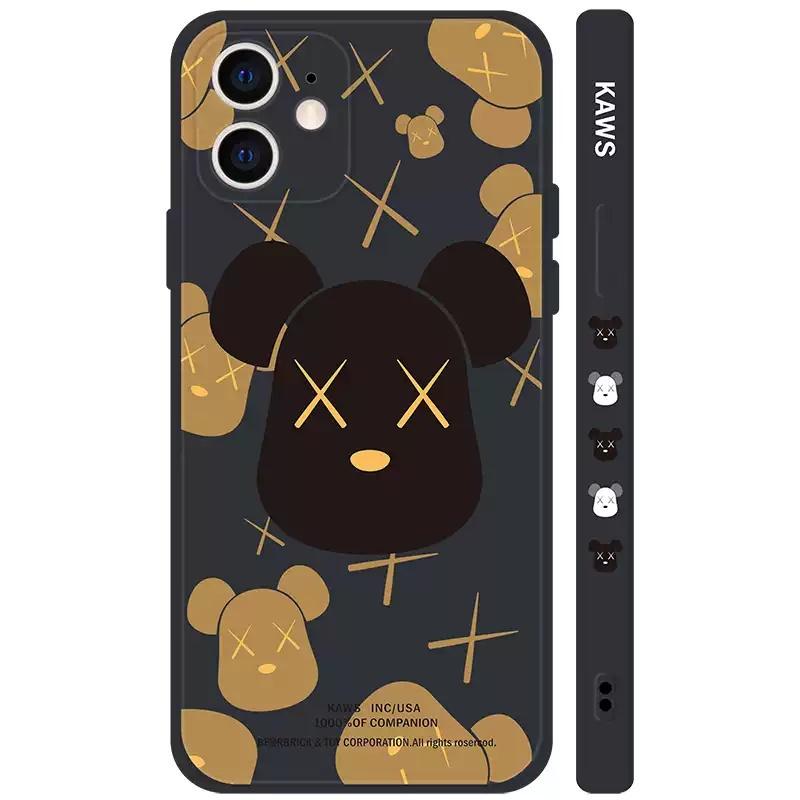 Ốp Điện Thoại Tpu Mềm Họa Tiết Gấu Kaws Cho Iphone 12 11 Pro Max X Xs Max Xr 8 7 Plus