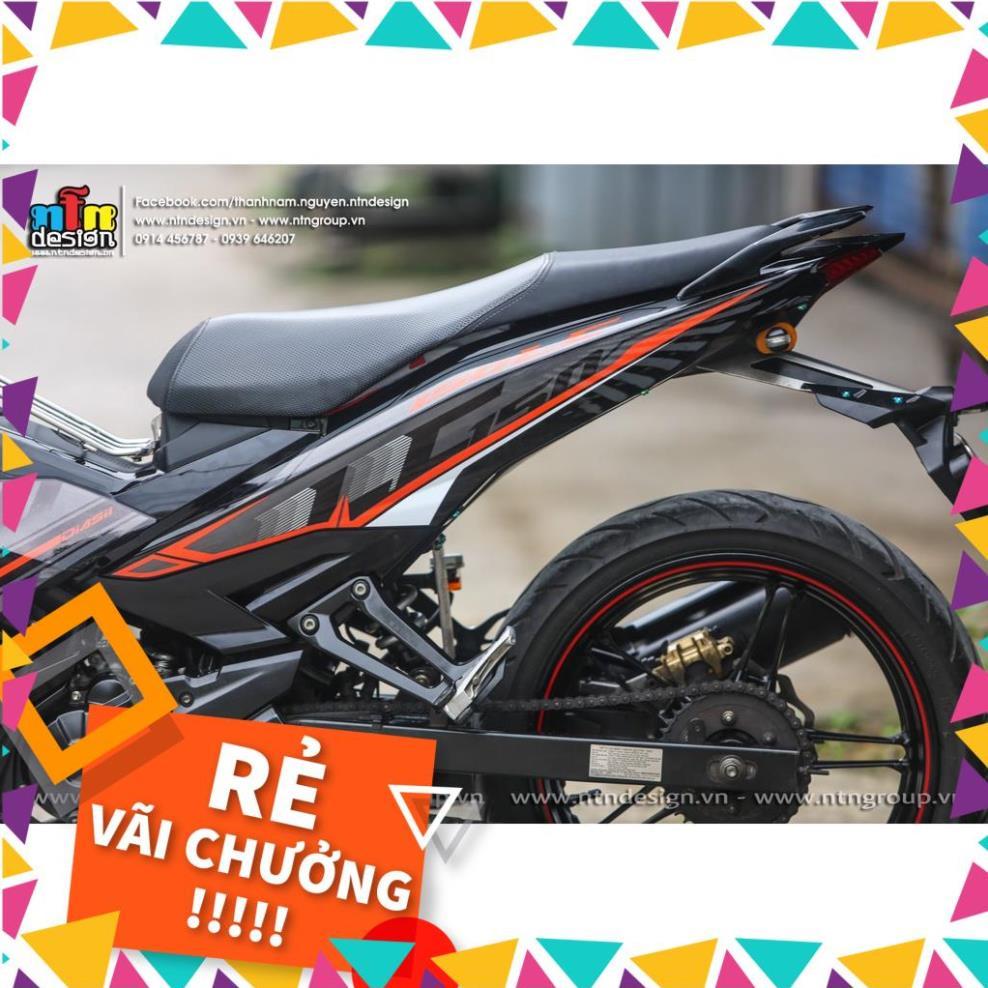 Tem Rời Exciter 150 Mẫu LC 150 Xám Cam Đen