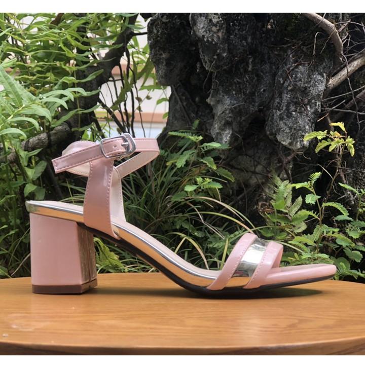 Sandal cao gót viền đồng hot trend 2020 trẻ trung năng động 20825