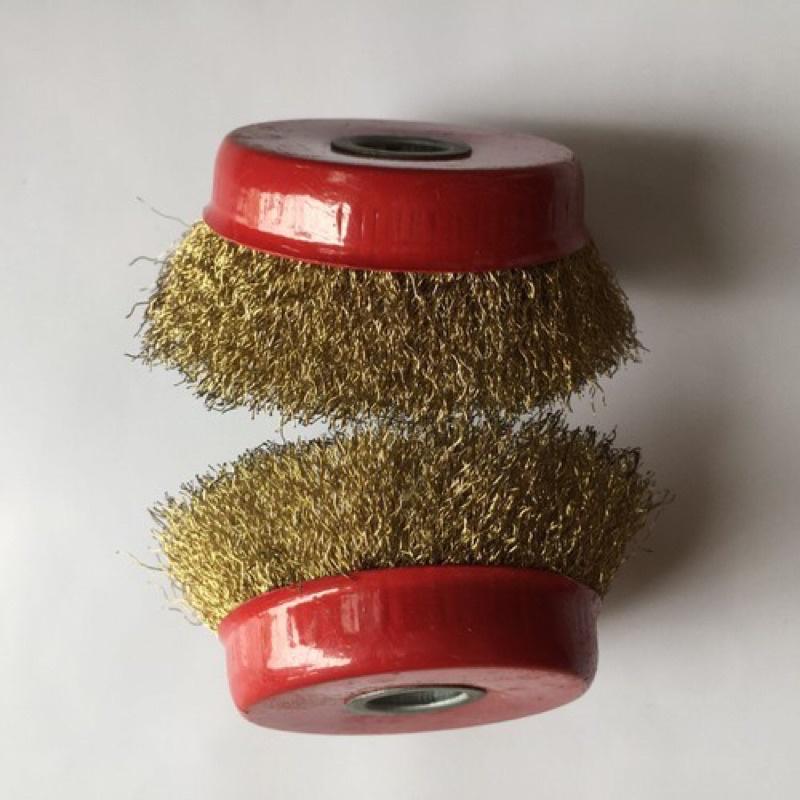 Dụng cụ đánh rỉ sắt- bộ chổi bát đánh rỉ sắt loại tốt (2 chiếc)