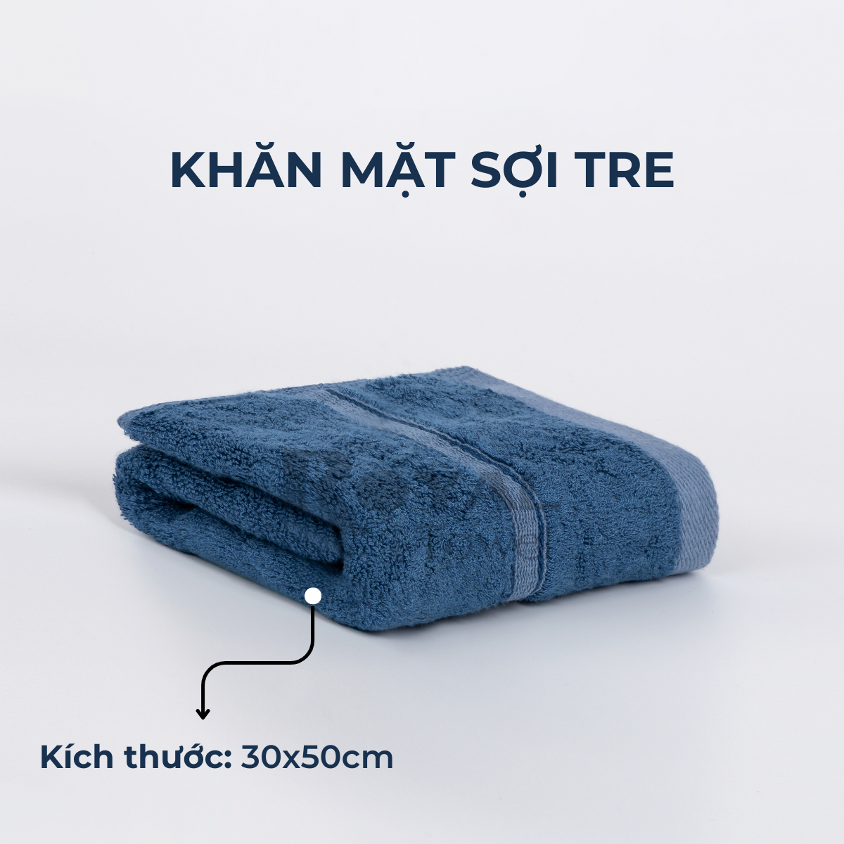 Khăn mặt sợi tre Royal Towel 30x50cm thấm hút tốt, không đổ lông, không ra màu