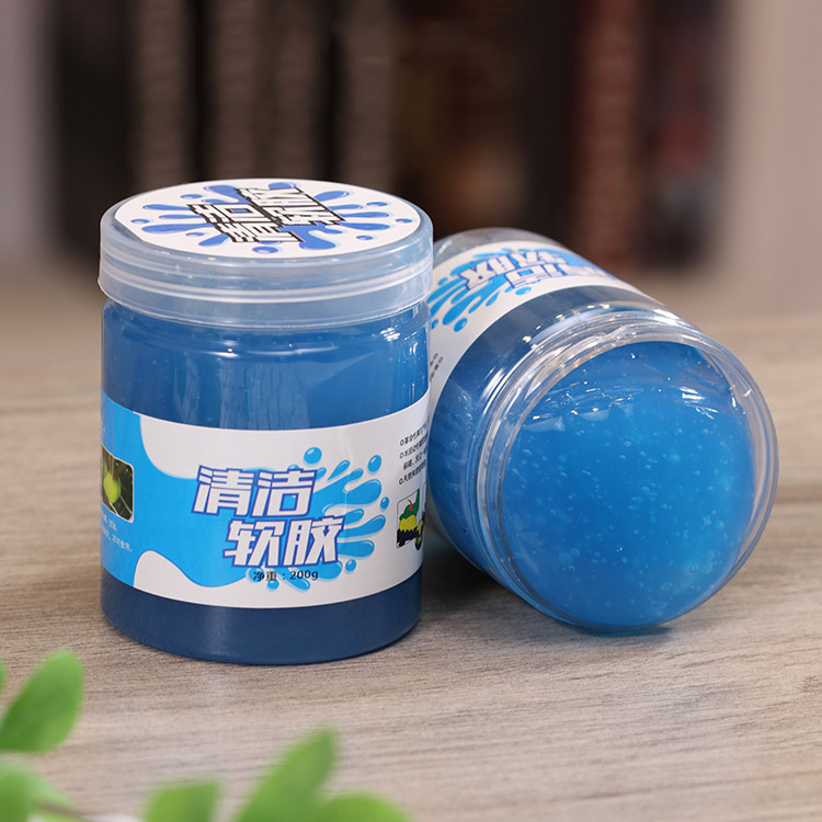 Hộp 200g Slime Lau Bụi Bàn Phím Làm Sạch Thiết Bị Điện Tử Gel Dính Bụi Vệ Sinh Ô Tô Đa Năng