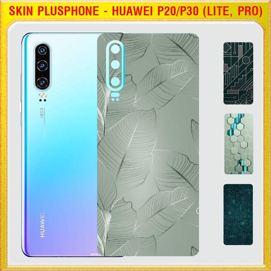 Dán Skin mặt sau cho Huawei P20, P20 Pro, P30, P30 Lite, P30 Pro nhiều mẫu hot, độc lạ