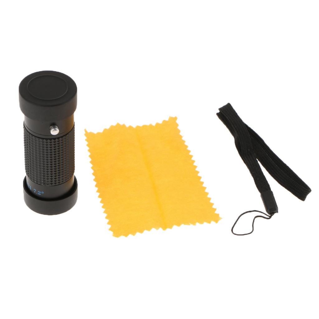 Mini 8x21 Extra Short Focus Optics Monocular Typoscope Microscope Kit