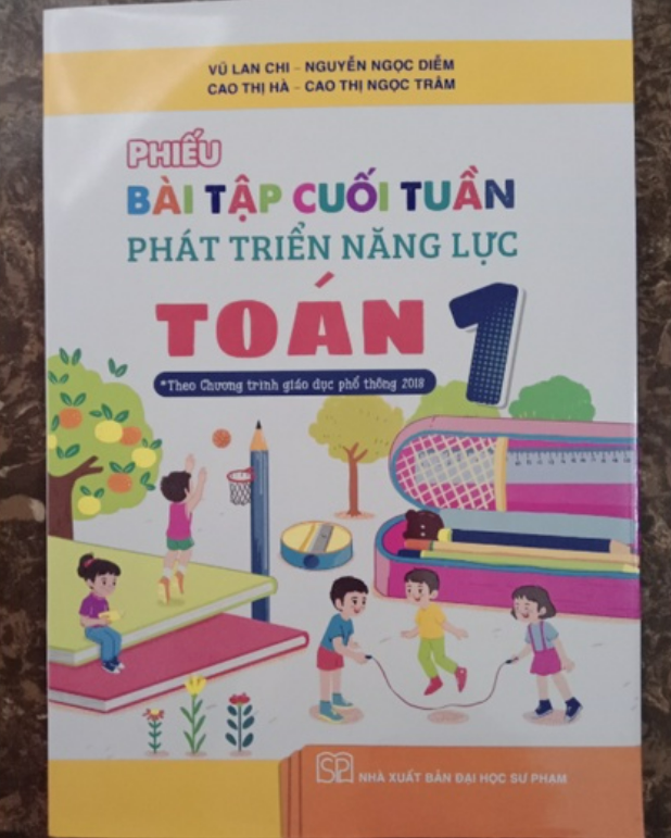 Sách - Phiếu bài tập cuối tuần phát triển năng lực Toán 1 - cánh diều - Theo chương trình phổ thông 2018