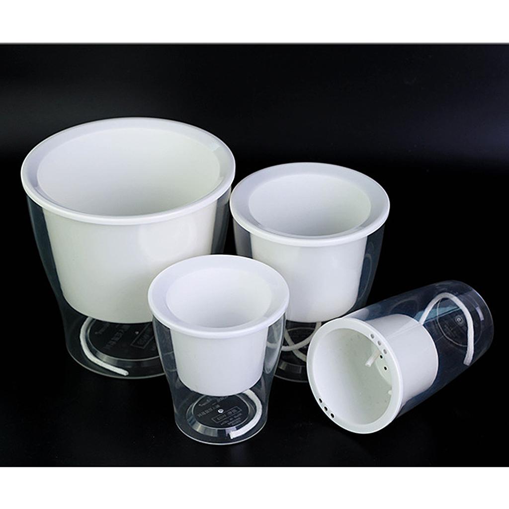 Transparent Flower Self-watering Planter Flower Basket