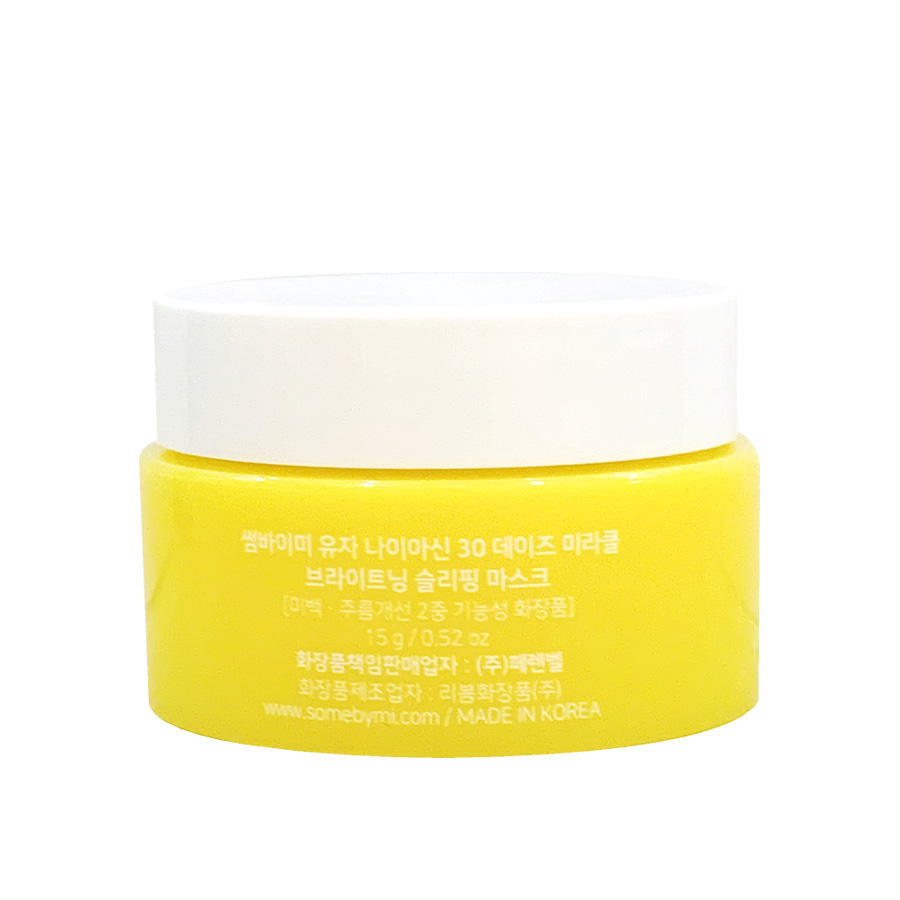 Mặt Nạ Ngủ Dưỡng Trắng Sáng Da Some By Mi Yuja Niacin 30 Days Miracle Brightening Sleeping Mask 15g