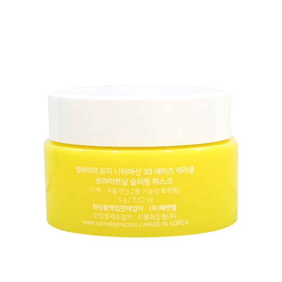 [Mini size] Mặt Nạ Ngủ Dưỡng Trắng Sáng Da Some By Mi Yuja Niacin 30 Days Miracle Brightening Sleeping Mask 15g