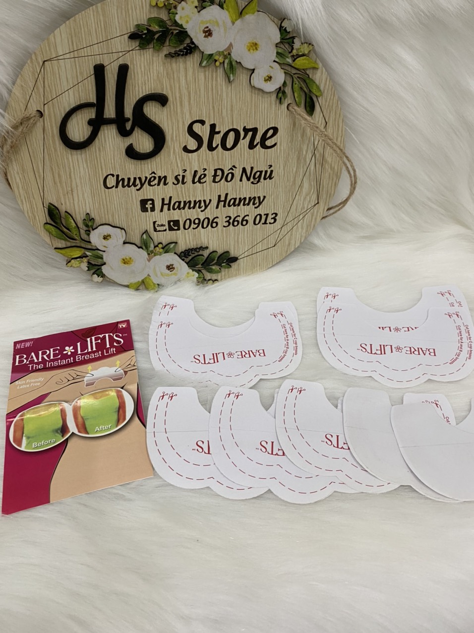 Set 8 miếng dán kéo nâng ngực tạo form - 4 cặp