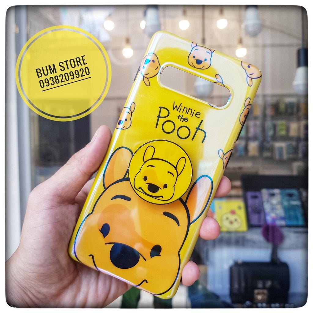 Ốp dẻo Phủ Bóng POOH Cho Samsung Note S10+ / S10 / Note 8 / Note 9 / S9 Plus / S8 Plus