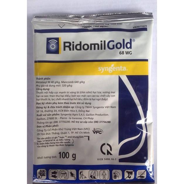 Chế Phẩm RIDOMIL 100g Trừ Nấm &amp; Sương Mai Trên Cây Trồng