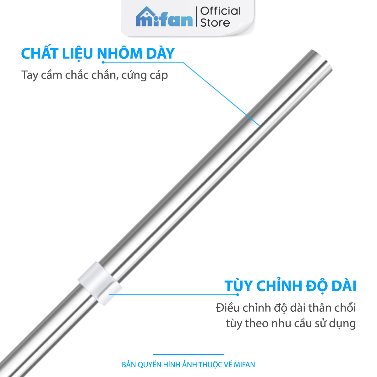 Chổi Cọ Điện Đa Năng Mifan C3 - Công suất 84W, Chống nước IPX7, Pin sạc 2000mAh, Kèm 7 đầu chổi - Bảo hành 12 tháng