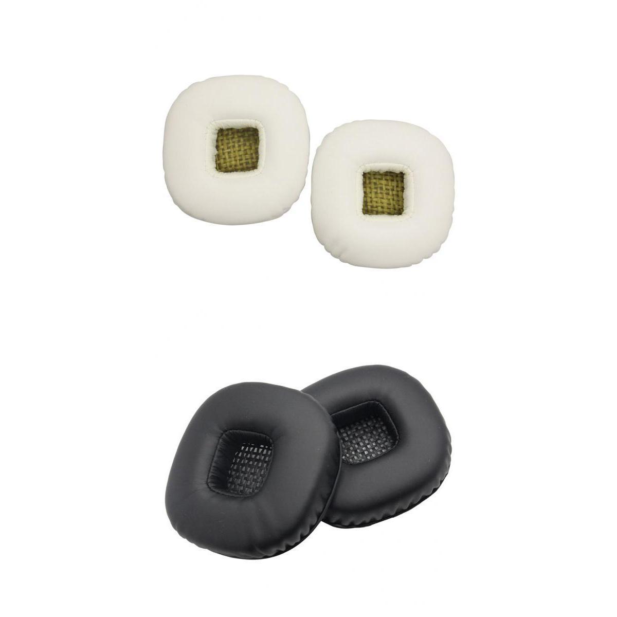 Replacement Ear Pads Cushions for Major Headphones Black+White