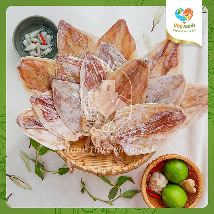 Mực khô phơi Boong tàu loại mini 200gr