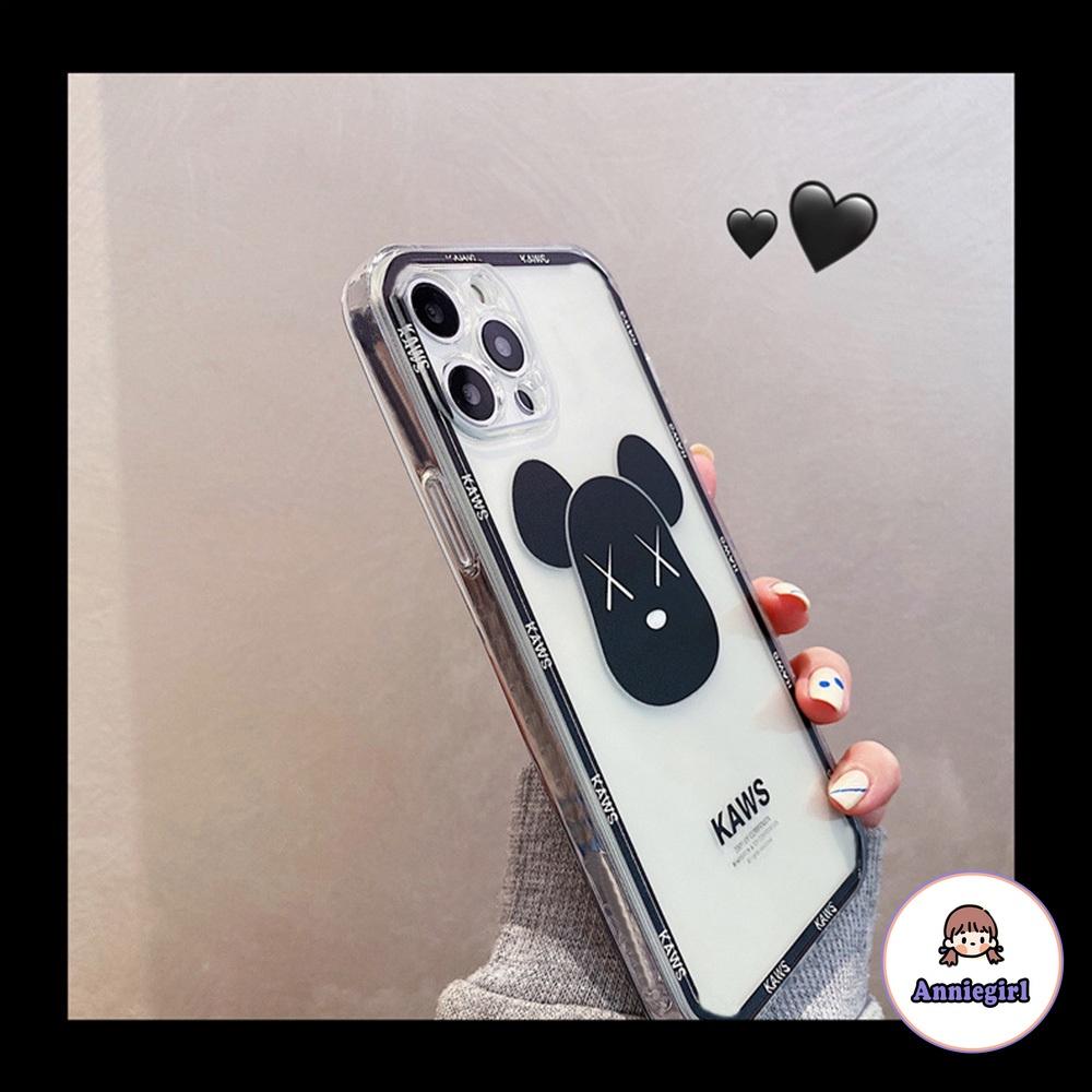 Ốp Điện Thoại TPU Mềm Siêu Mỏng Chống Sốc In Hình Gấu Kaws Độc Đáo Cho Iphone 12 11 Pro Max Xr Xs Max 8 7 Plus