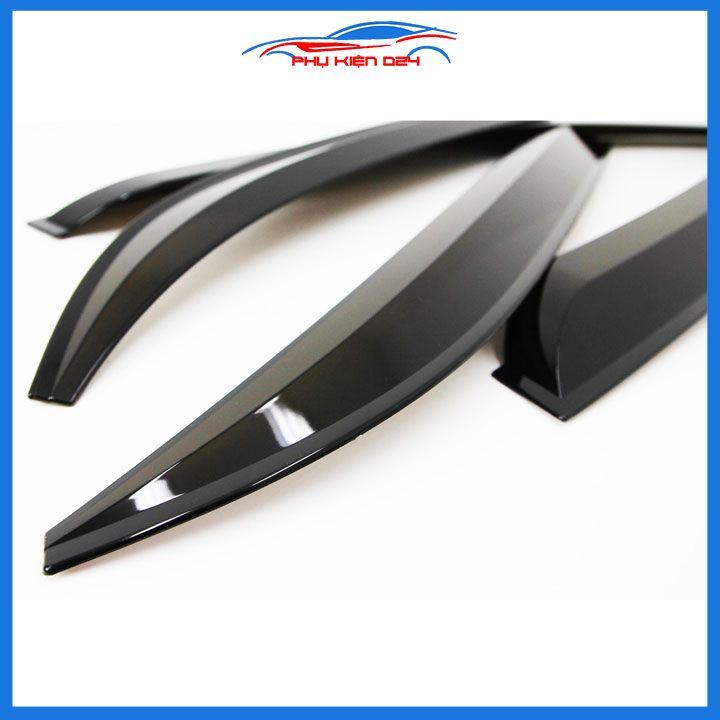 Vè che mưa cho xe ô tô Sonet 2021-2022-2023 vè đen/ chỉ inox bảo vệ trang trí xe