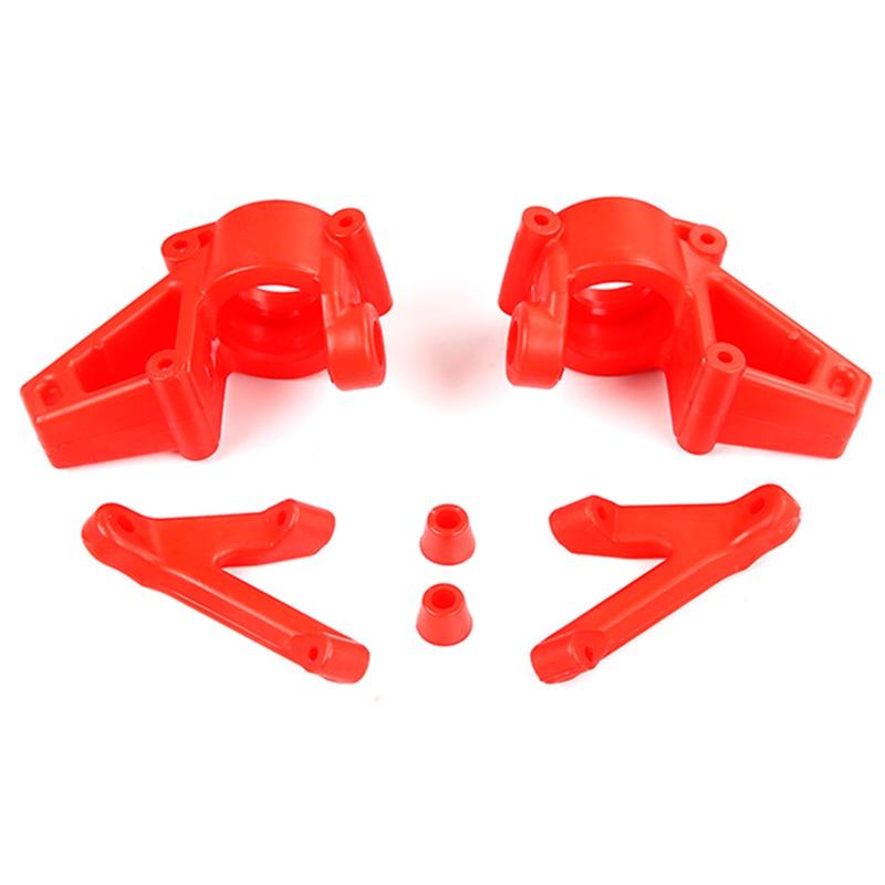 Front Wheel Bearing Seat Kit for 1/5 HPI ROFUN BAHA ROVAN KM BAJA 5B 5T 5SC Toys Parts RC Car Accessories-Red