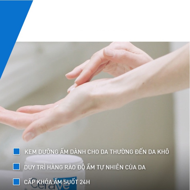 Kem dưỡng ẩm dành cho da khô Cerave Moisturizing Cream 454g