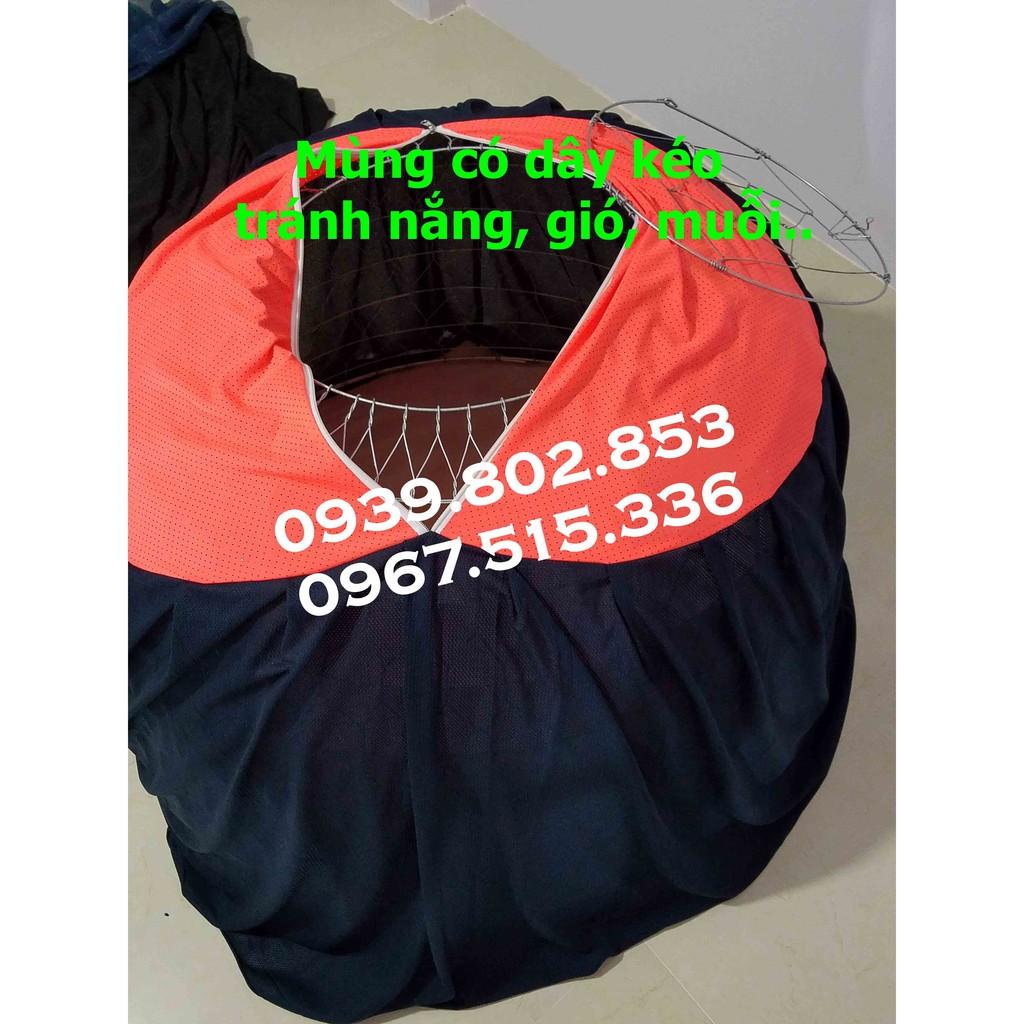 Mùng gà có dây kéo | Màn trùm bội gà có dây kéo | Mùng gà nòi có dây kéo giá rẻ