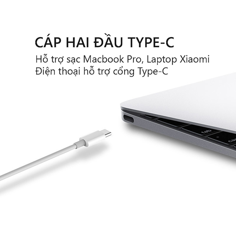 Cáp sạc ZMI Type-C to Type-C 60W AL307 1m - Hàng chính hãng