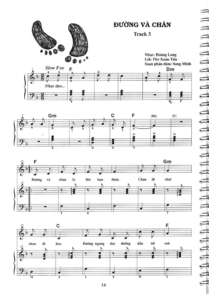 Sách Thực Hành Đệm Piano - Chủ Đề: Ca Khúc Thiếu Nhi (Phần 1)