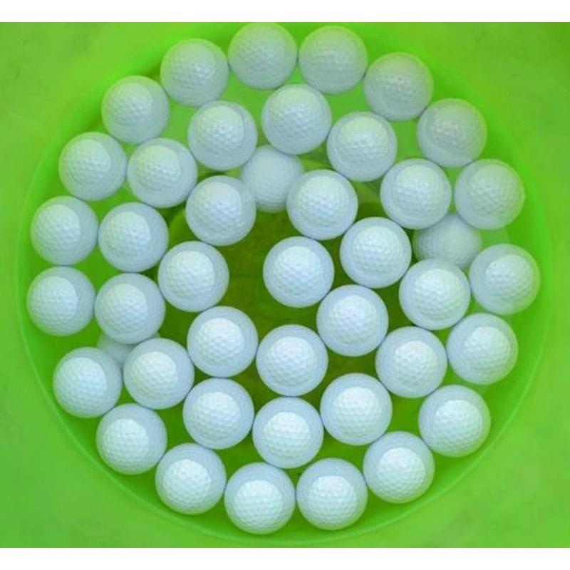 Bóng golf nổi 2 lớp cao su ngoài trời tập chơi túi 10 quả shop GOLF PRO BL007