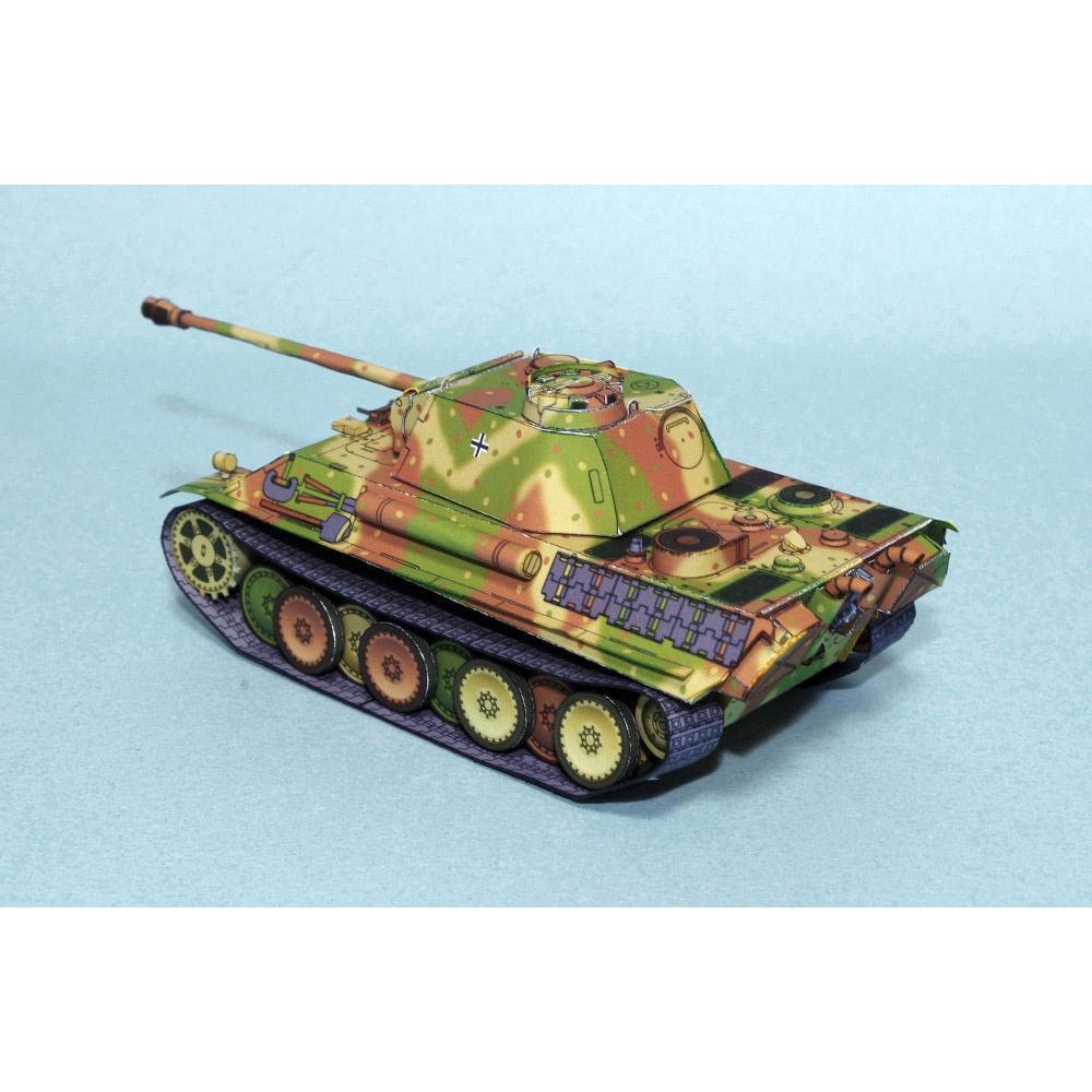 Mô hình giấy ce tank Panther Ausf. G tỉ lệ 1/72