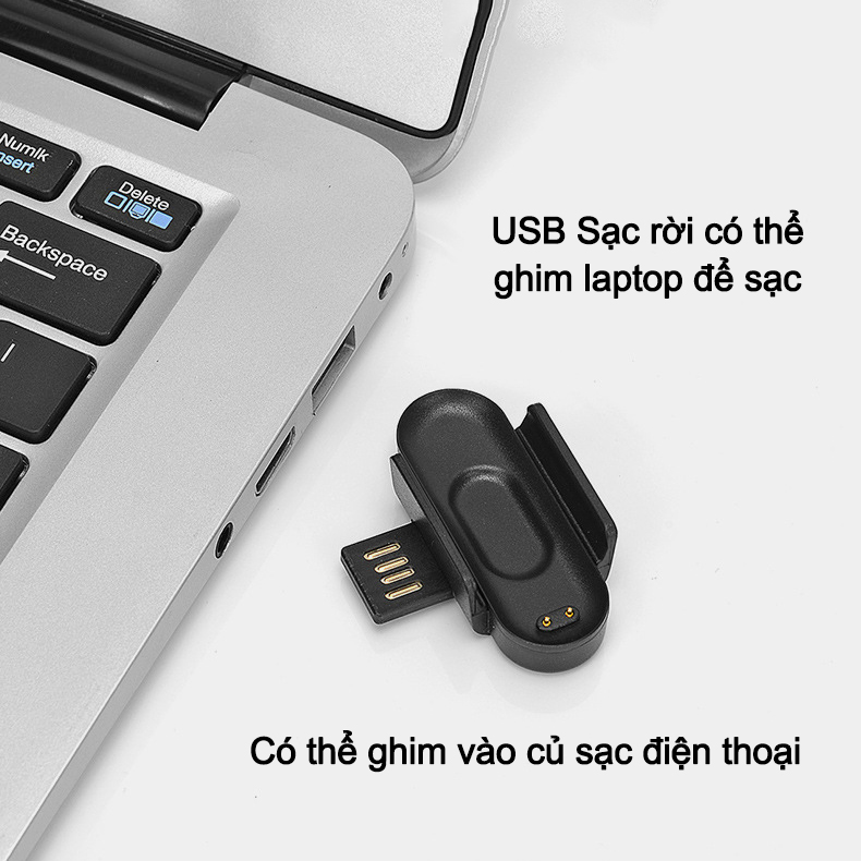 USB sạc rời kẹp cho Xiaomi Miband 4