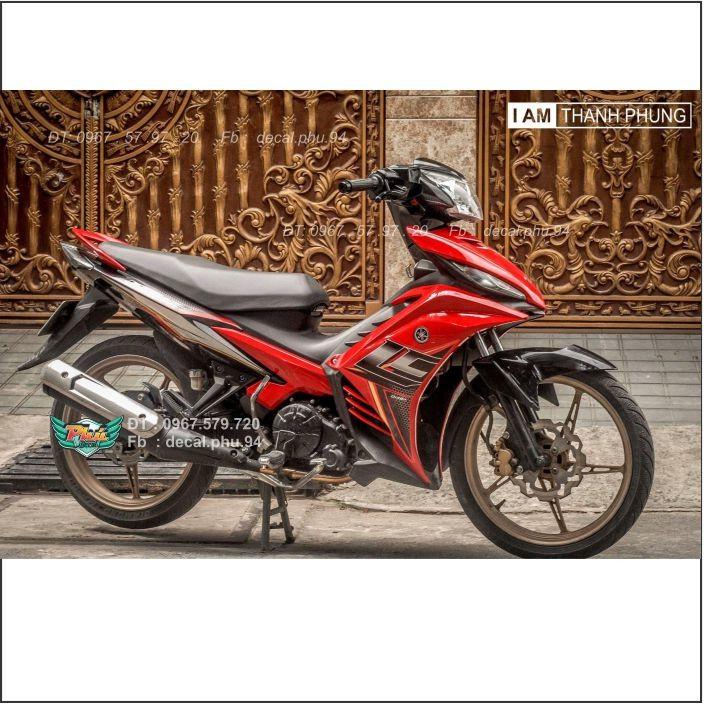 Tem Rời Exciter 135 Lc đỏ bạc