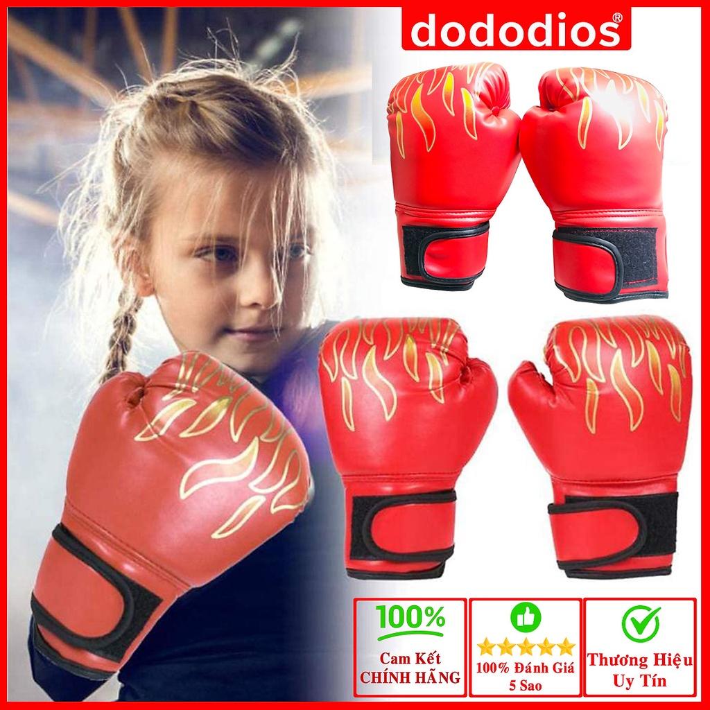 Bộ Đôi Găng Bao Tay Đấm Bốc Trẻ Em 5-13 Tuổi Cao Cấp Tập Boxing MMA Trẻ Em Chính Hãng Dododios