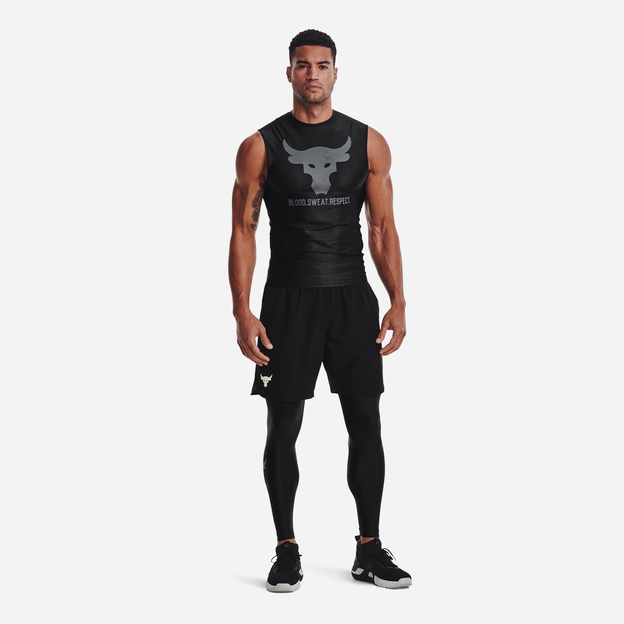 Quần ôm thể thao nam Under Armour Pjt Rock Hg Isochill - 1371083-001