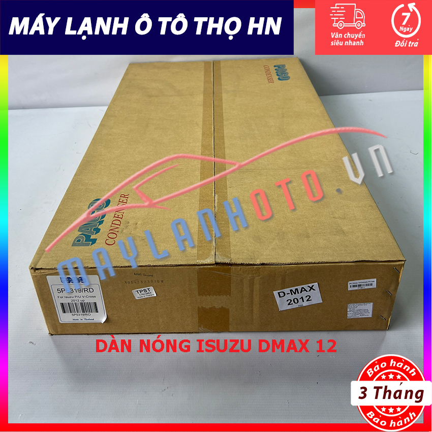 Dàn (giàn) nóng Isuzu Dmax (D-Max) 2012 Hàng xịn Thái Lan (hàng chính hãng nhập khẩu trực tiếp)