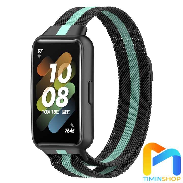 Dây đeo cho Huawei Band 7 - Dây Thép, khóa nam châm